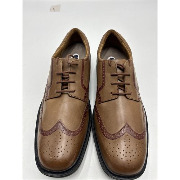 Dr. Comfort Wing 8320 Mens Oxford Dress Shoes Brown Leather Wingtip Lace Up 13M main image 7
